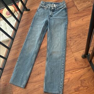 Weekday Twin Cotton Denim Jeans Blue Jeans Size 25